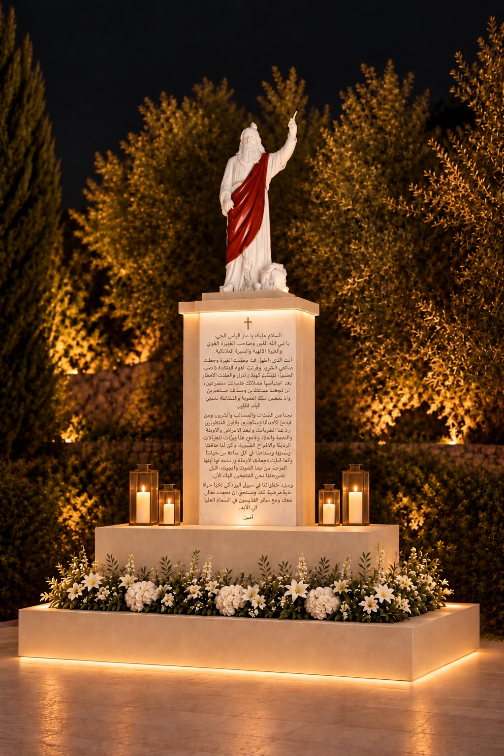 Proposed renovated statue design
